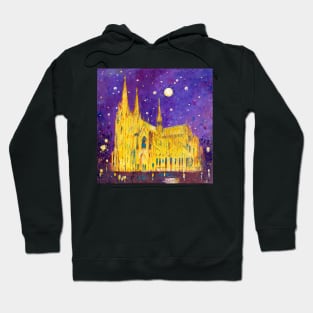 Cologne Cathedral and Sky Full Of Stars Hoodie